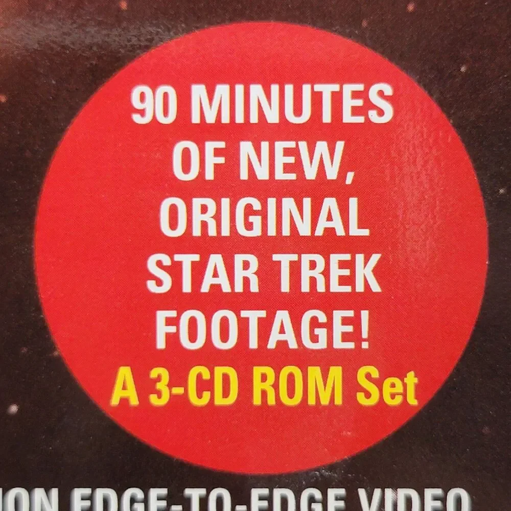 VINTAGE Star Trek Klingon 1996 PC Game w/ Box + Sticker